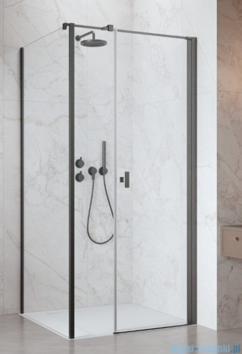 Radaway Nes Kds I Brushed GunMetal kabina 120x70cm prawa szczotkowany grafit 10023120-92-01R/10043070-92-01