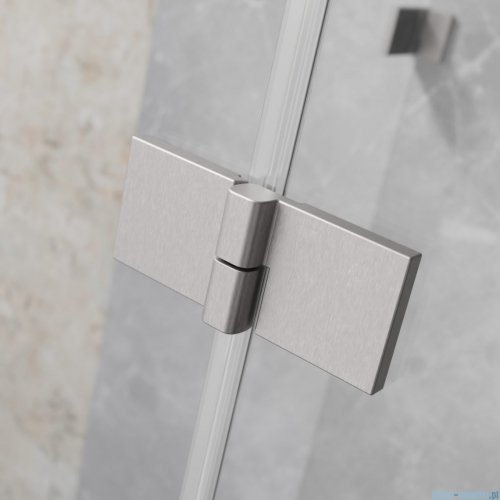 Radaway Essenza Pro Brushed Nickel Dwj drzwi wnękowe 90cm prawe szczotkowany nikiel 10099090-91-01R