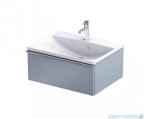 Oristo Etna Konsola podumywalkowa wisząca 60x45x25 szaroniebieski mat OR52-SD1S-60-16