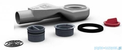 Wiper New Premium Black Glass Odpływ liniowy z kołnierzem 50 cm poler syfon snake 500.0383.01.050