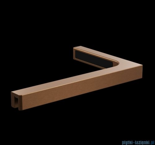 Radaway Essenza 8 Brushed Copper Ptj kabina pięciokątna 100x100cm prawa szczotkowana miedź 10490000-93-01R/10490300-01-01