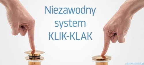 Rea korek umywalkowy klik-klak uniwersalny Złoty Antyczny REA-A8110