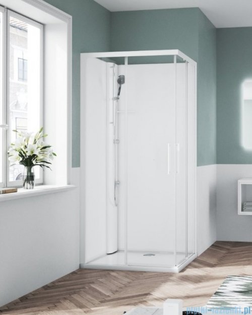 Novellini Glax 1 2.0 kabina standard 90x70 lewa biała G21A9079ST-1UU