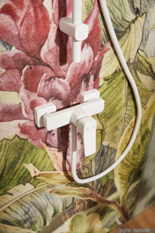 KFA MALAGA WHITE zestaw prysznicowy przesuwny biały 841-352-44