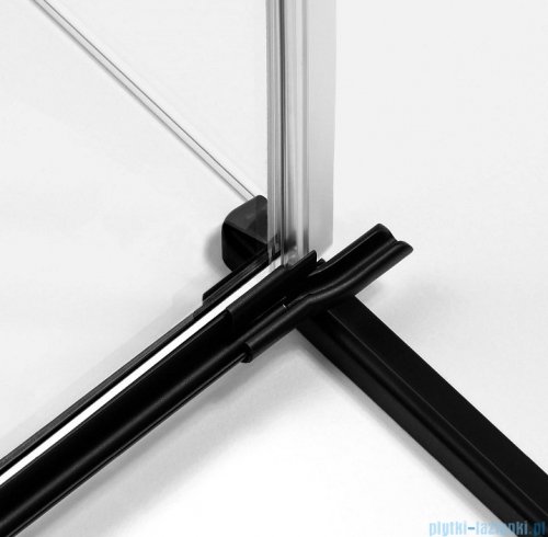 New Trendy Avexa Black kabina prostokątna 90x70x200 cm przejrzyste prawa EXK-1573