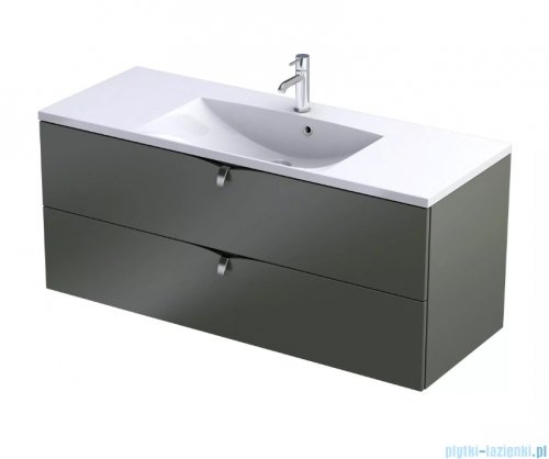 Oristo Siena szafka podumywalkowa wisząca 120x50x45cm oliwkowy mat OR45-SD2S-120-17