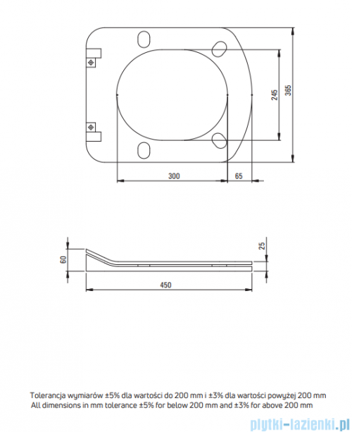 Deante Blur Deska sedesowa slim wolnoopadająca biały CDZ_6ZOZ
