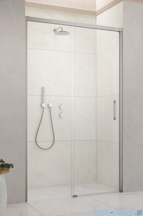 Radaway Idea DWJ Brushed Nickel drzwi wnękowe 120cm lewe szczotkowany nikiel 387016-91-01L