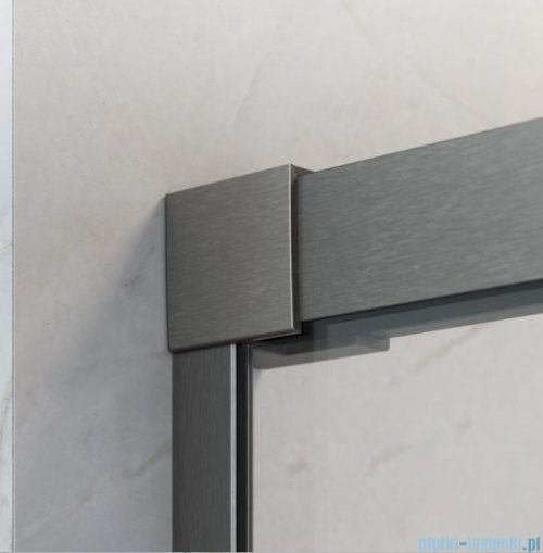 Radaway Idea DWJ Brushed GunMetal drzwi wnękowe 105cm prawe szczotkowany grafit 387021-92-01R