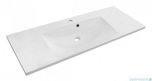 Oristo Skagen szafka z umywalką wisząca 119x50x45 biały mat OR49-SD1S-120-2/UME-AM-120-92-C