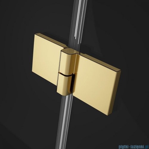Radaway Essenza Pro Gold Kdj+S kabina 100x90x100cm lewa złoty połysk/szkło przejrzyste 10097390-09-01L/10098100-01-01/10098100-01-01