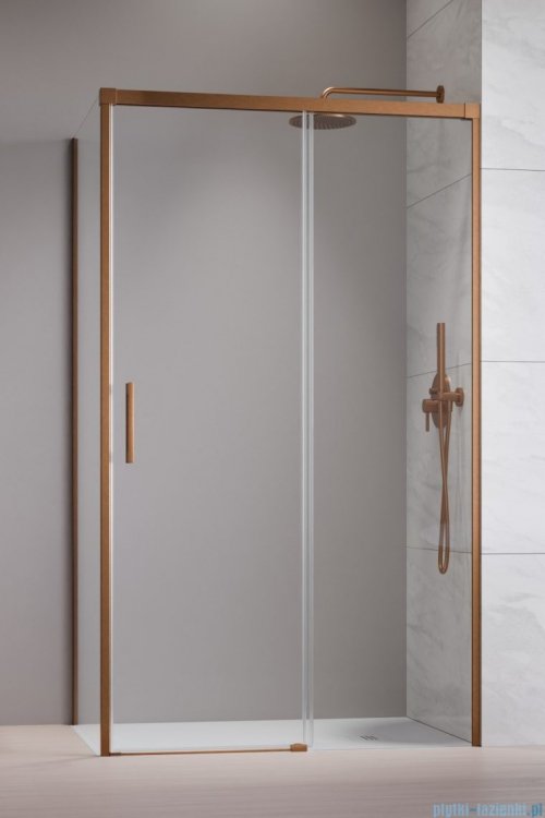 Radaway Idea Kdj Brushed Copper kabina 100x120cm prawa szczotkowana miedź 387040-93-01R/387054-93-01L