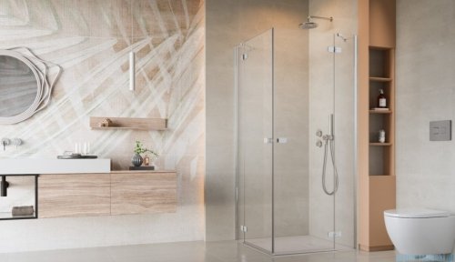 Radaway Fuenta Kdd kabina 100x90cm chrom połysk szkło przejrzyste 1384062-01-01L/1384060-01-01R