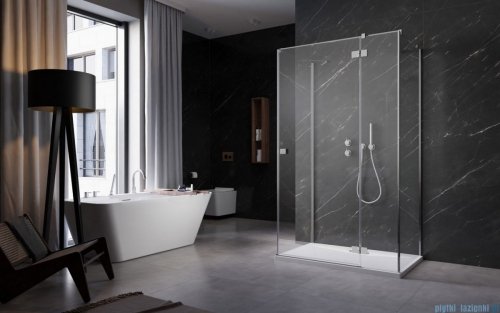Radaway Essenza Kdj+S kabina 80x110x80cm prawa szkło przejrzyste 1384051-01-01/1385023-01-01R/1384051-01-01
