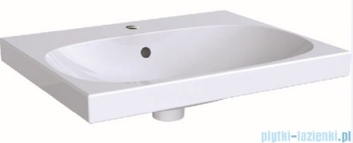 Geberit Acanto Umywalka ścienna z otworem na baterie 60x48 cm KeraTect 500.620.01.8