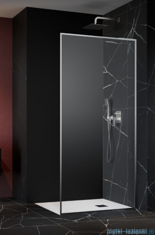 Radaway Modo F SL Brushed Nickel II kabina Walk-in 55x201,6cm prawa Szczotkowany Nikiel szkło przejrzyste 10419055-91-01R