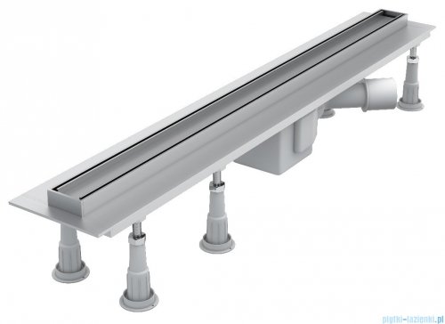 Schedpol Slim Lux odpływ liniowy z maskownicą Plate Slim do zabudowania płytkami 90x3,5x9,5cm OLP90/SLX