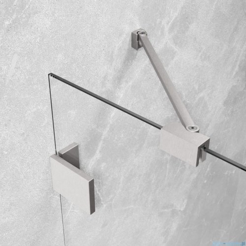 Radaway Essenza Pro Brushed Nickel Ptj kabina pięciokątna 100x90 prawa szczotkowany nikiel 10100000-91-01R/10100900-01-01