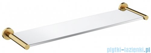 Omnires Modern Project półka szklana złoty szczotkowany MP60930GLB