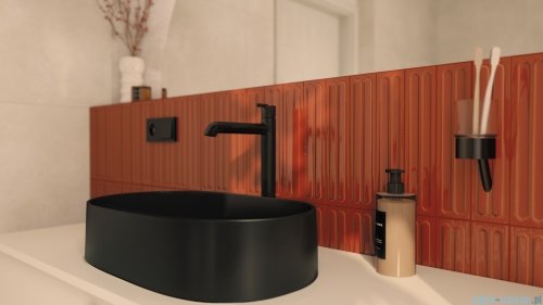 Deante SILIA  Kubek ścienny nero ADI_N911