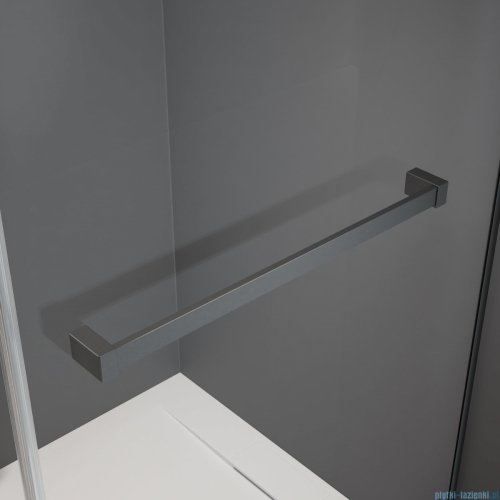 Radaway Modo New II Brushed GunMetal z wieszakiem kabina Walk-in 135x200 szczotkowany grafit 389135-92-01W