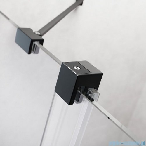 Radaway Furo Black KDD kabina 80x80cm szkło przejrzyste 10105080-54-01L/10105080-54-01R