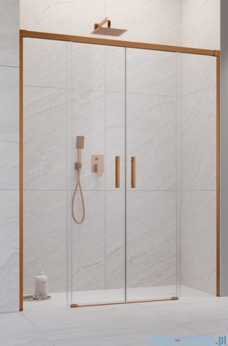 Radaway Idea 6 DWD Brushed Copper drzwi wnękowe 190cm szczotkowana miedź 387129-93-01