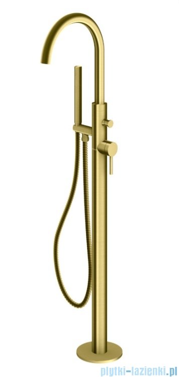 Kohlman Axel Brushed Gold bateria wannowa wolnostojąca złoto szczotkowane QF1165AGDB