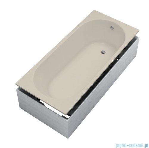 Schedpol Schedline Solia Set wanna prostokątna Cashemere Mat z nośnikiem styropianowym 170x75cm 3WST.SS1P-17075/PK/MG