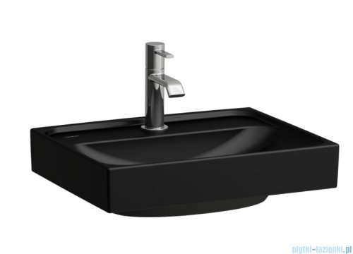 Laufen Meda umywalka ścienna 45x35cm czarny mat H8151117161041