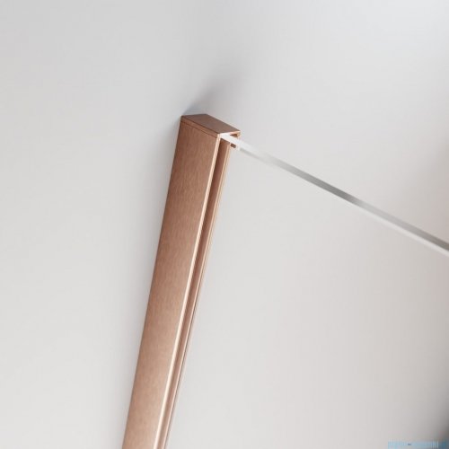 Radaway Furo SL Brushed Copper DWJ drzwi prysznicowe 110cm lewe szczotkowana miedź 10307572-93-01L/10110530-01-01