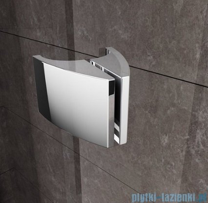 Ravak Drzwi prysznicowe obrotowe Pivot PDOP2-120 białe + chrom transparent 03GG0100Z1