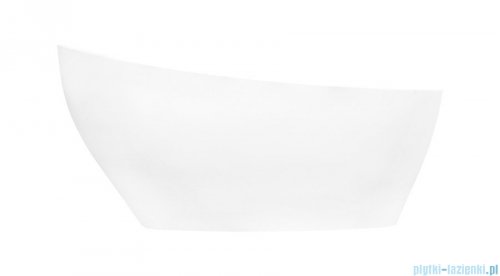 Besco Keya 165x70cm wanna wolnostojąca + syfon klik-klak złoty czyszczony od góry #WMD-165-KKG