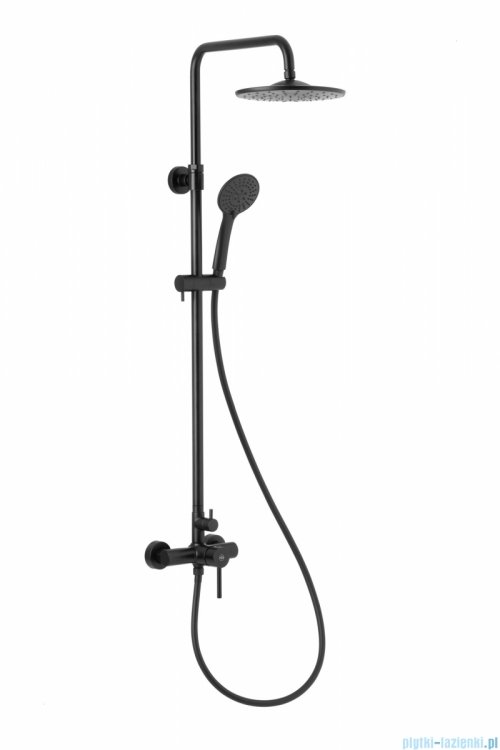 KFA MOZA BLACK deszczownia z baterią natryskową czarny 5036-910-81