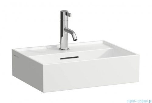 Laufen Kartell umywalka ścienna z powłoką LCC (LAUFEN Clean Coat) 45x34cm biały  H8183304001041