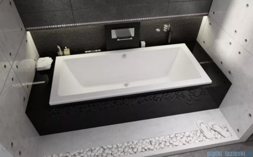 Riho Lusso wanna prostokąta 180x90cm z hydromasażem BLISS lewa B026005005