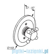 Kludi Adlon Bateria podtynkowa z termostatem chrom 517190520