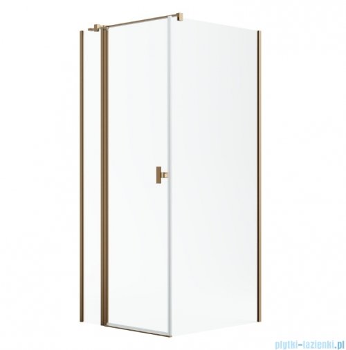 Radaway Nes Kdj II Brushed Copper kabina 110x80cm lewa szczotkowana miedź 10032110-93-01L/10039080-01-01
