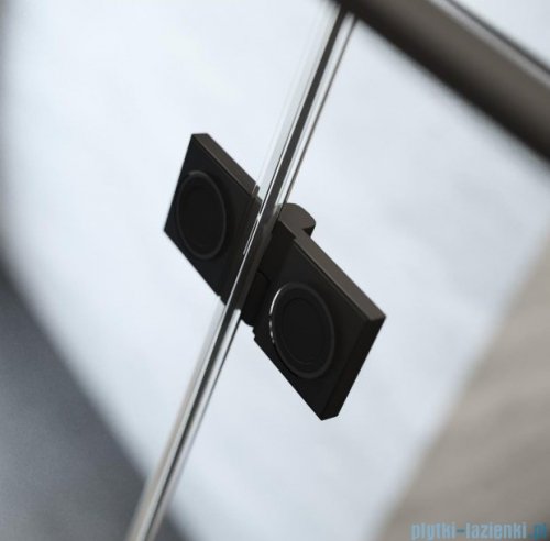 Radaway Essenza New Black Dwj drzwi wnękowe 130cm prawe szkło przejrzyste 385017-54-01R