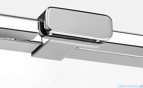 New Trendy Eventa kabina walk-in 100x80x200 cm z dodatkową ścianką przejrzyste EXK-4667/EXK-4643