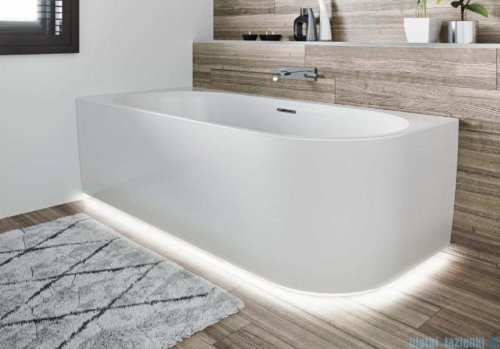 Riho Desire Corner Led wanna narożna Riho Fall napełnianie przez przelew z hydromasażem Sparkle Mood prawa 170x77cm B156010005