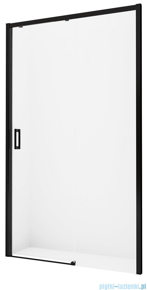 New Trendy Prime Black drzwi wnękowe pojedyncze 120x200 cm prawa przejrzyste D-0321A
