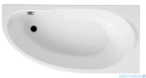 Polimat Miki wanna asymetryczna 140x70 prawa + obudowa + syfon 00362/00376/19975