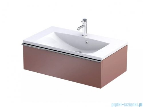 Oristo Etna Konsola podumywalkowa wisząca 80x45x25 ceglany mat OR52-SD1S-80-19