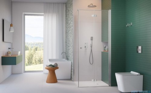 Radaway Fuenta Kdj B kabina 90x90cm prawa chrom połysk szkło przejrzyste 1384082-01-01R/1384050-01-01