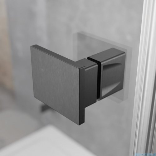 Radaway Essenza Pro Brushed GunMetal Ptj kabina pięciokątna 80x90 lewa szczotkowany grafit 10100000-92-01L/10100400-01-01