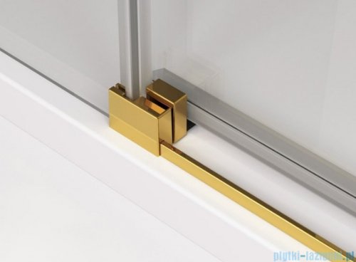 SanSwiss Cadura Gold Line drzwi przesuwne 110cm jednoskrzydłowe prawe z polem stałym CAS2D1101207