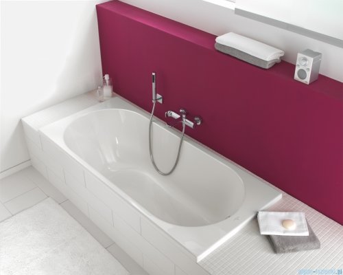 Villeroy &amp; Boch O.Novo Solo wanna prostokątna 160x70 cm biała Weiss Alpin UBA160CAS2V-01