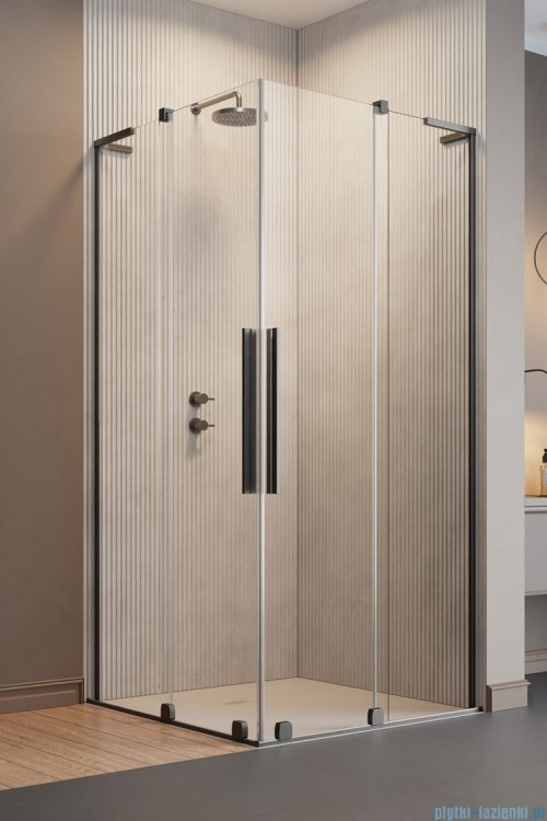 Radaway Furo SL Brushed GunMetal KDD kabina 80x90cm szczotkowany grafit 10305080-92-01L/10305090-92-01R