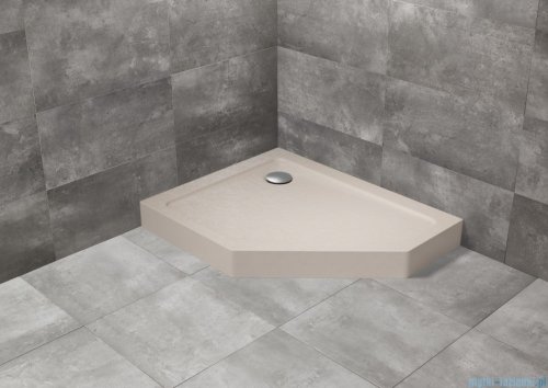 Radaway Doros PT E Compact Stone brodzik pięciokątny 90x80 lewy kaszmirowy SDRPTP9080-05-84SL